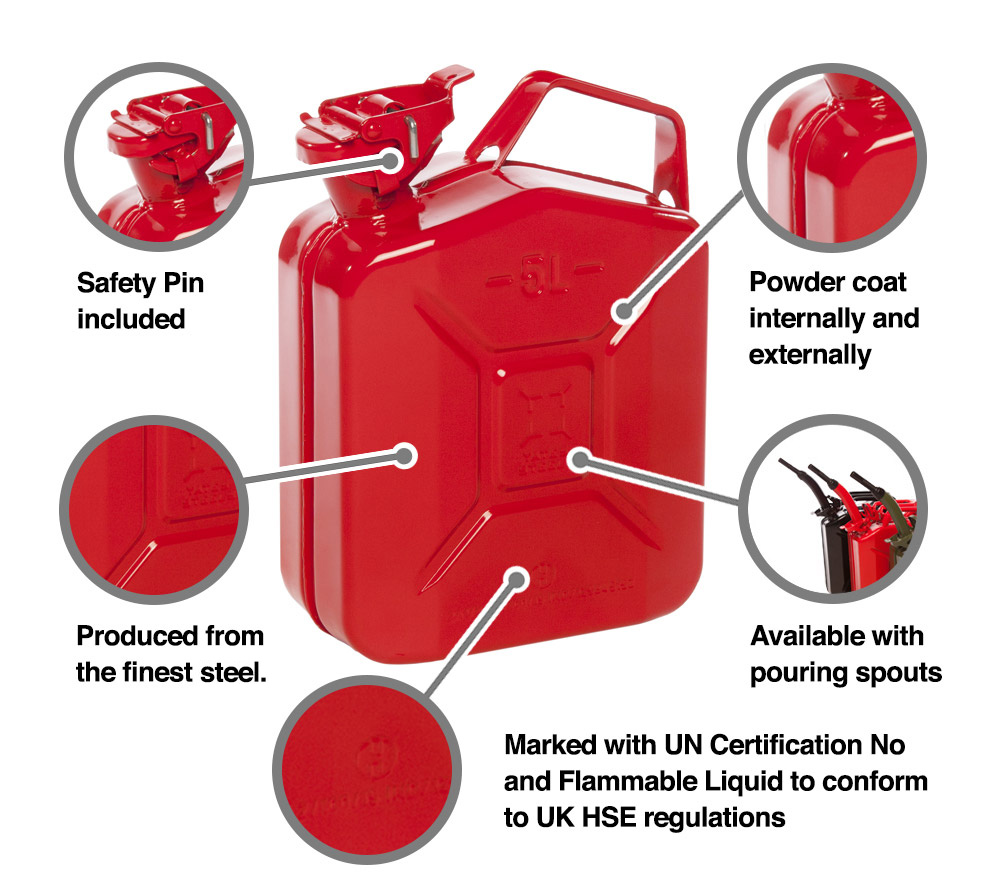 Yates Steels 5l jerry can