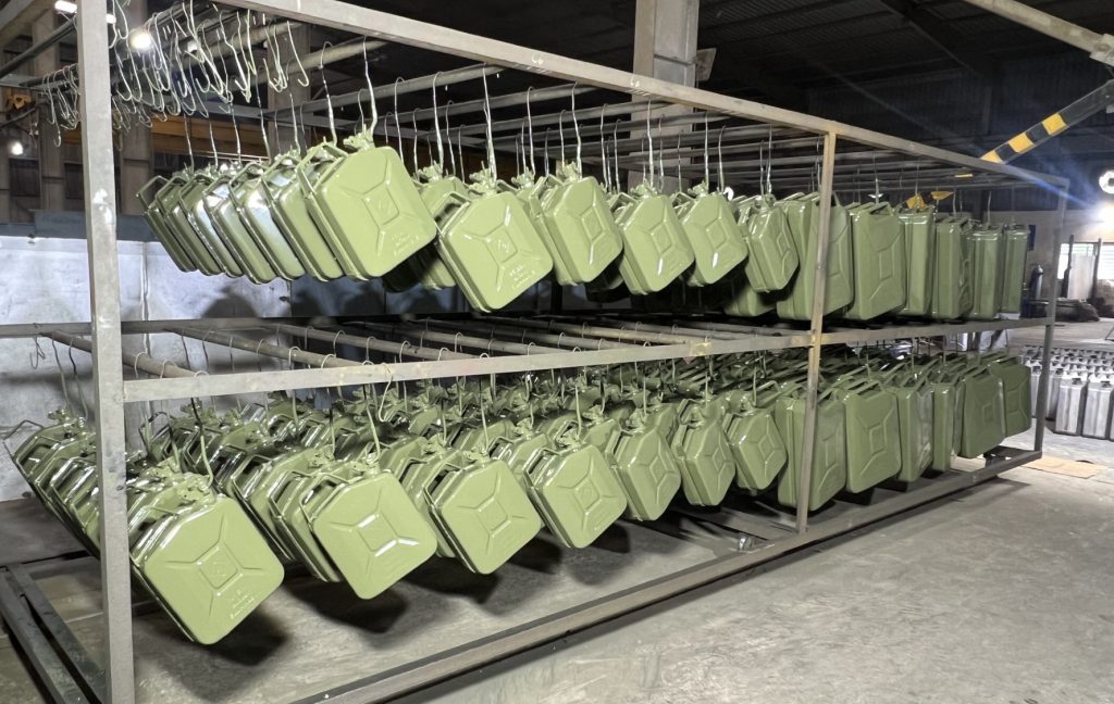 Yates Steels Racks of cans yates steels