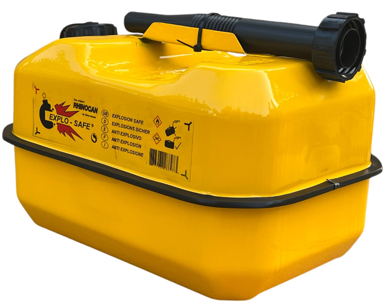 Yates Steels Yellow Rhino Explosafe Can Cropped 2