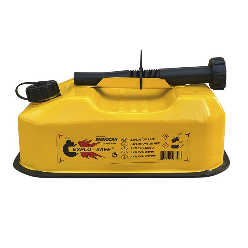 Yates Steels Yellow Rhino Explosafe Can Square